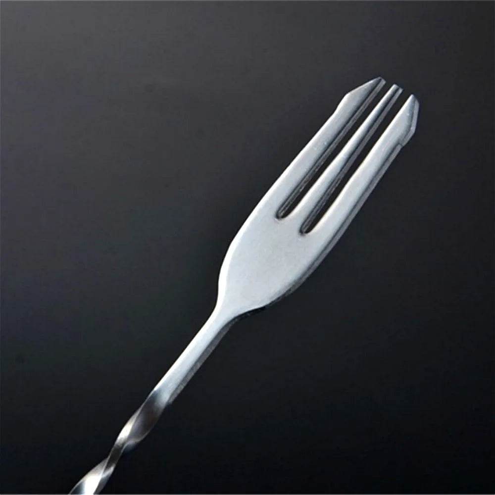 HOT Sale Stainless Steel Threaded Bar Spoon Swizzle Stick Coffee Cocktail Mojito Wine Spoons Barware Bartender Tools Accessories - P12 Hub Europe