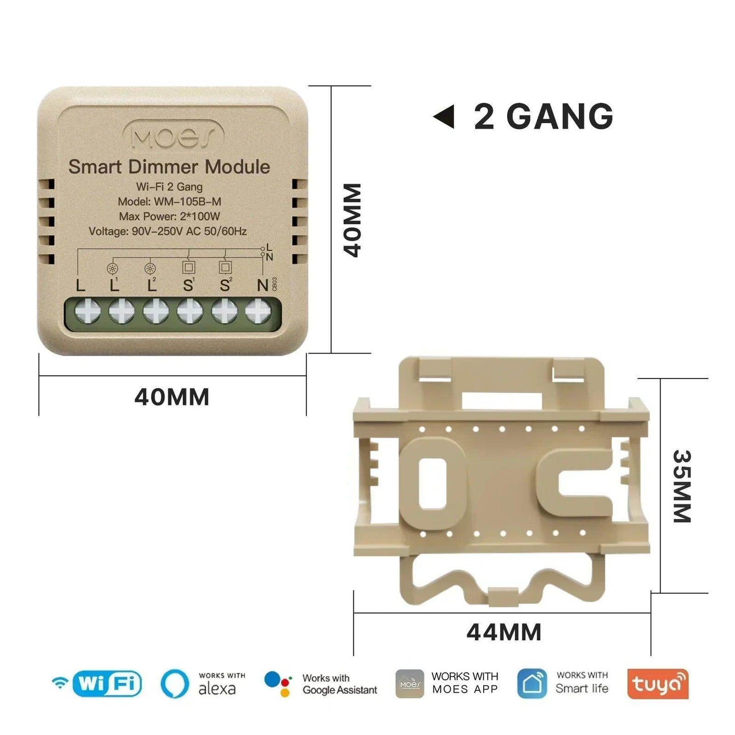 Mini Smart Switch WiF Zigbee Works with Alexa and Google - P12 Hub Europe