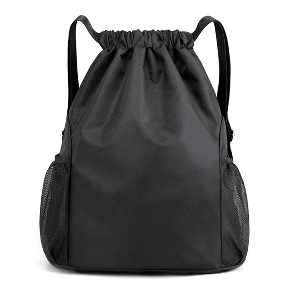Drawstring Pocket Backpack Men And Wome Simple Travel Backpack Large Capacity Drawstring Fitness Sports Bag