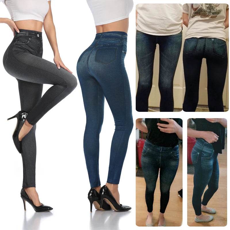Faux Denim Leggings - P12 Hub Europe
