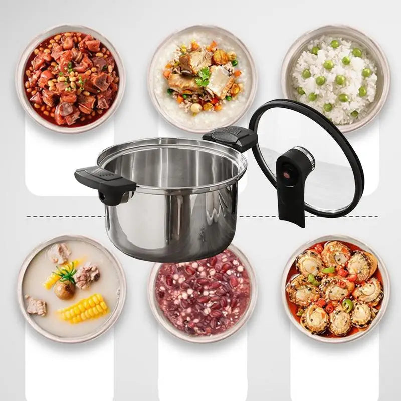 Stove Pressure Cooker Stainless Steel Home Pressure Cooker Ergonomic Thick Kitchen Gadgets Efficient Meals Cooking For Family