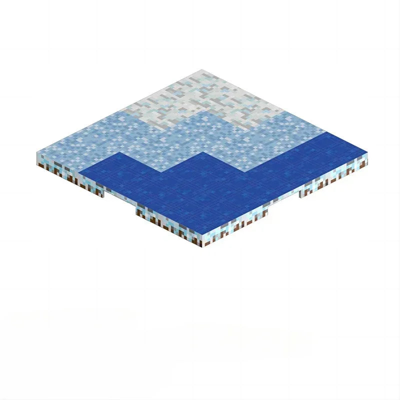 Magnetic Base Plate Variety Baseplates Match Mine World DIY Magnetic Building Blocks Toys for Boys and Girls Children Toy Gift