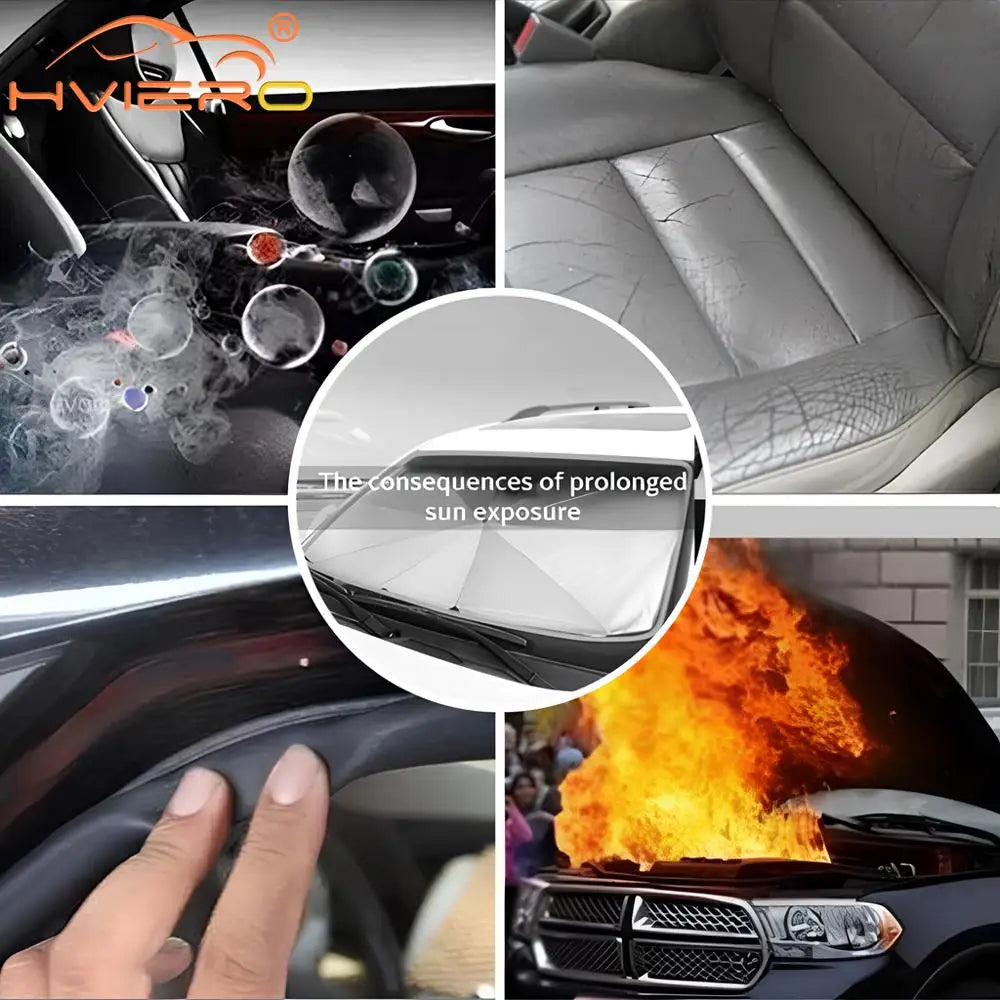 Multi Purpose Convenient Foldable Car Windshield Sunshades Interior Protechor Accessorie Part Auto Parasol Umbrella Front Covers