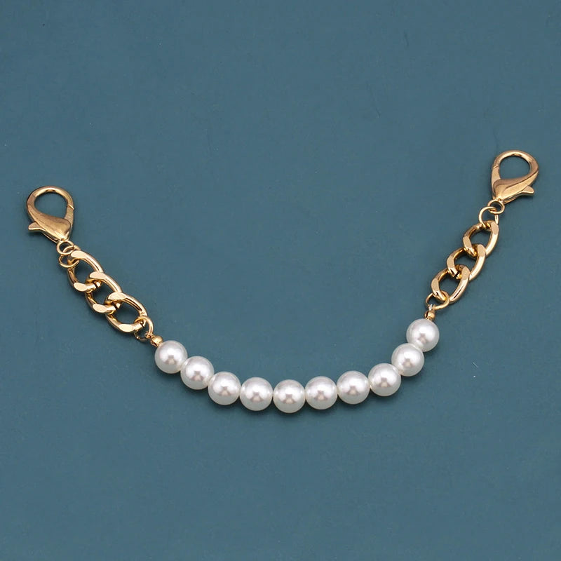Multi-layer Metal Bag Chain DIY Handles Butterfly Heart Star Pendant Shoulder Bag Chain Replacement Bag Accessories Pearl Chain