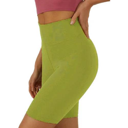 Women's High-Waist Yoga Shorts - P12 Hub Europe