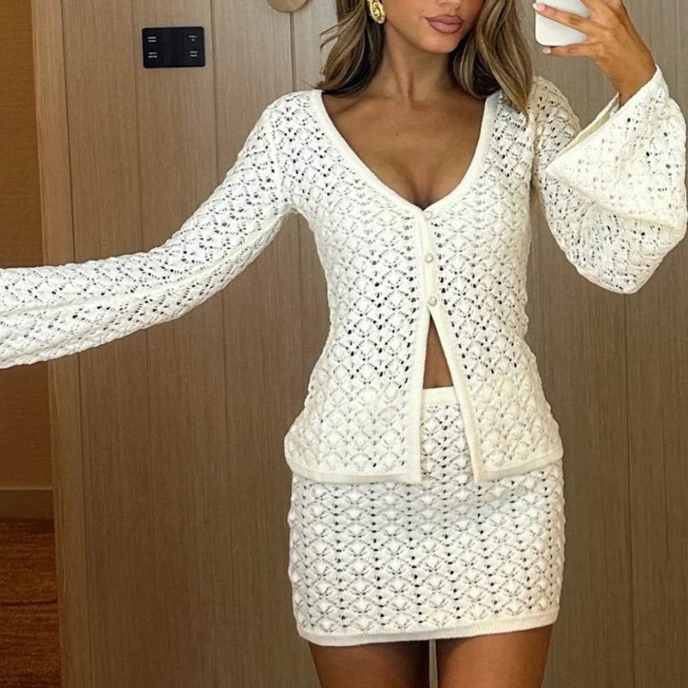 Summer Knitted Skirt Set - P12 Hub Europe