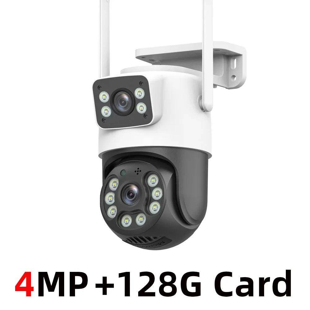Outdoor Camera 4K 8MP Dual Lens AI Track, PTZ, Color Night - P12 Hub Europe