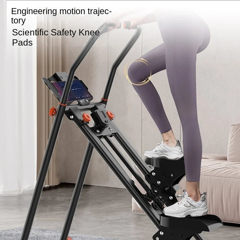 FJ Home Staircase Stepper Climbing Machine Home Indoor Climbing Staircase Machine Foldable Stepp Climbing Mountaineering Machine