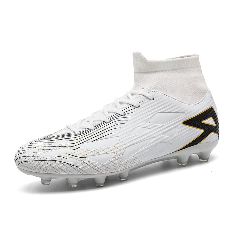 2025 Pink Football Boots Men Lawn Long Spike Men’s Soccer Shoes Society Plus Size 47 Outdoor Sports Soccer Boot For Men Trainers
