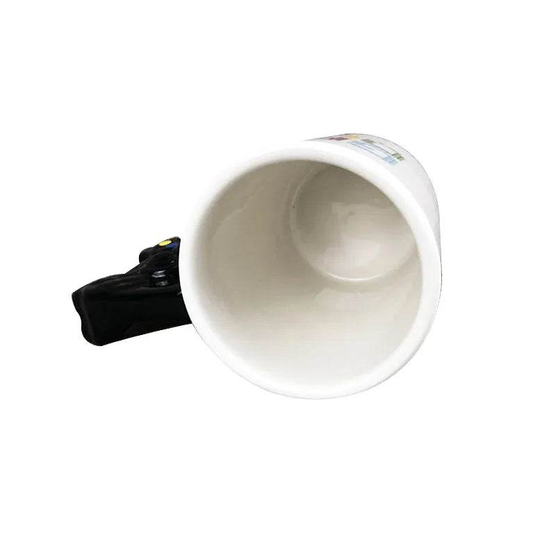 400ml Creative Game Handle Ceramic Cup Tea Mug Coffee Cup Creative Personalized American Cups Fashion Birthday Gift - P12 Hub Europe