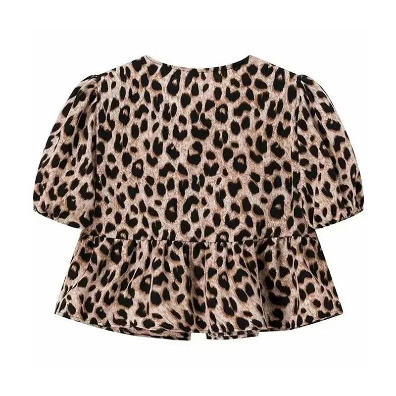 Women's Ruffle Puff Blouse - P12 Hub Europe