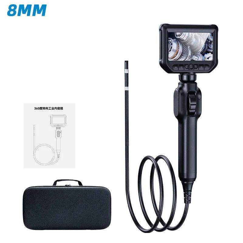 Borescope 8mm 360° Rotating 1080P, IPS, iOS/Android/Screen - P12 Hub Europe