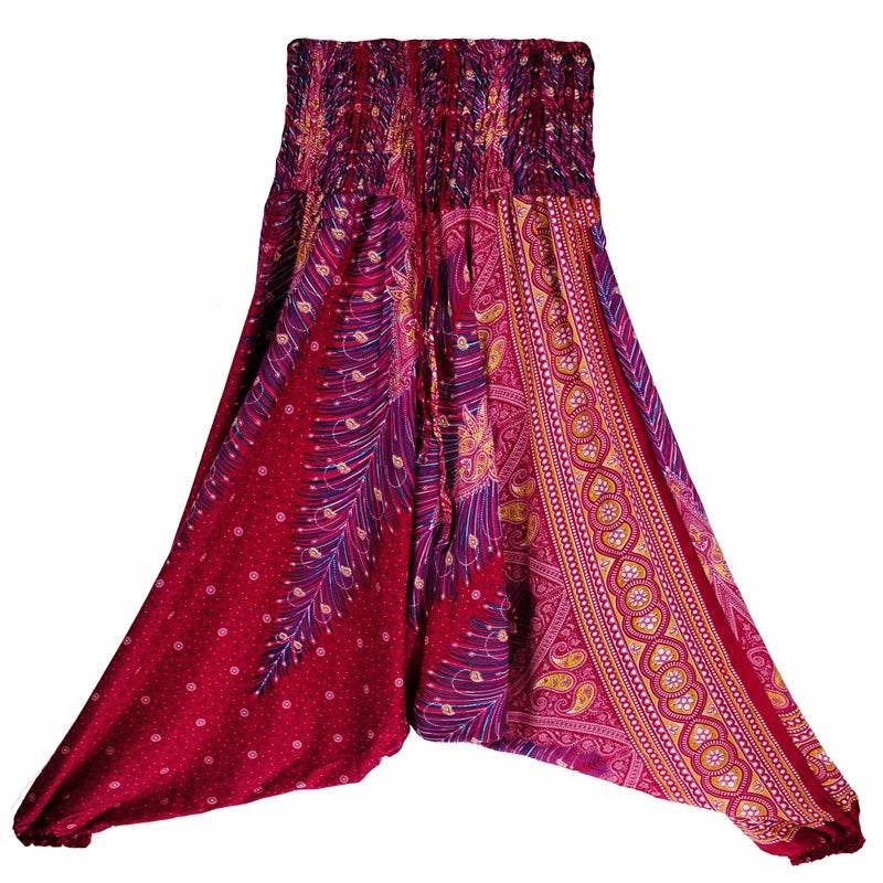 Women's Boho Harem Rayon Pants - P12 Hub Europe