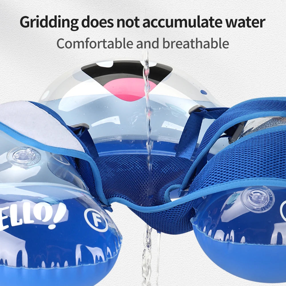 Swimbobo Kids Inflatable Baby Floating Water Toy Swimming Floats Waist Trainer Child Swim Pool Ring PVC Children Float