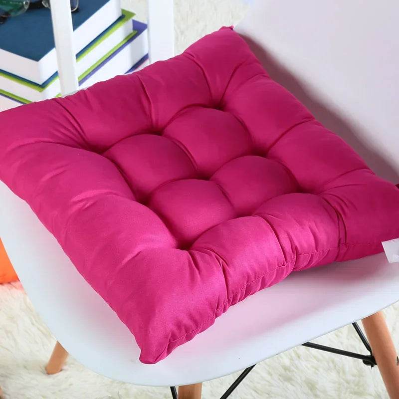 Colourful Chunky Seat Pads Cushion Chair Garden Cushion New Home Textile Cushion Garden HomeTie On Office Garden Dining Kitchen - P12 Hub Europe