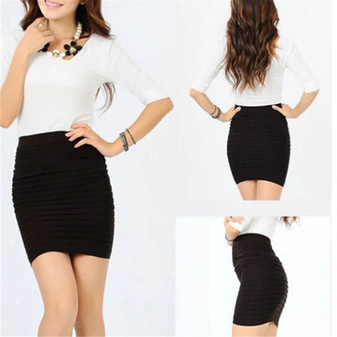 Women's Summer High Waist Mini Skirt - P12 Hub Europe