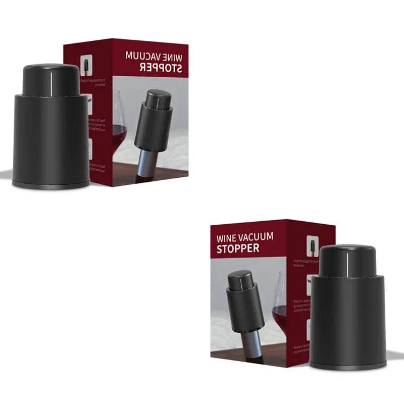 Wine Plug Vacuum Retain Freshness Champagne Stopper Red Wine Stopper Stainless Steel Wine Bottle Cap Leak-Proof Sealing. - P12 Hub Europe