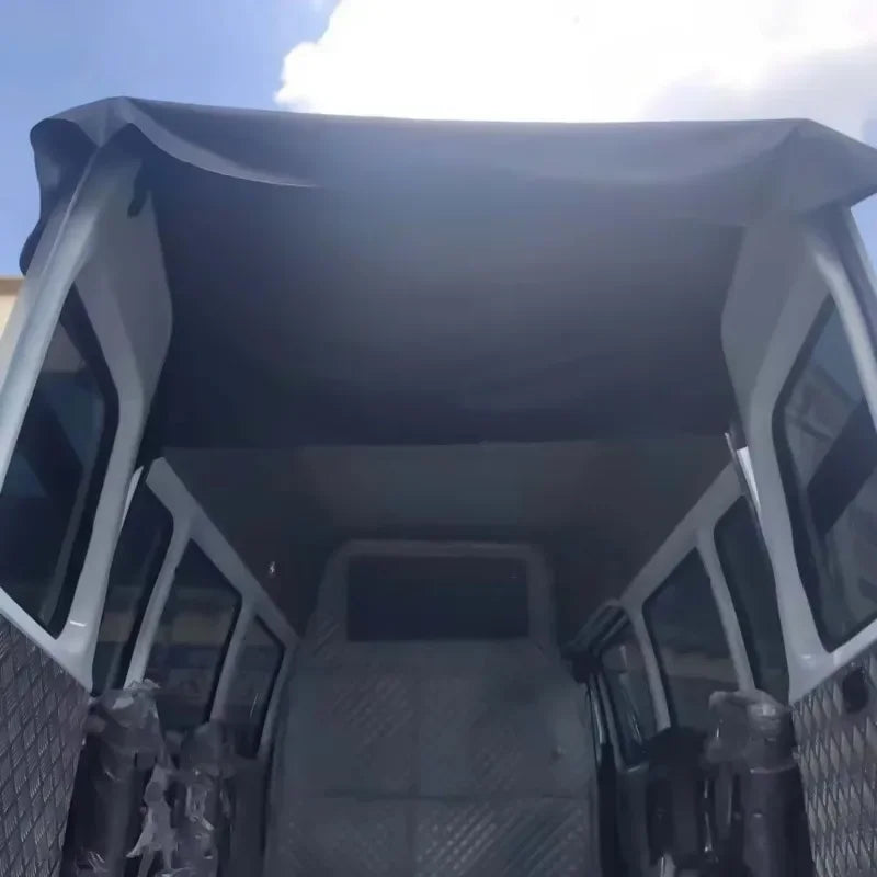 For Ford Transit Custom For VW T5 T6 Campervan For RV 600D 420D 210D Black Rear Barn Door Awning Cover Waterproof Sunshade