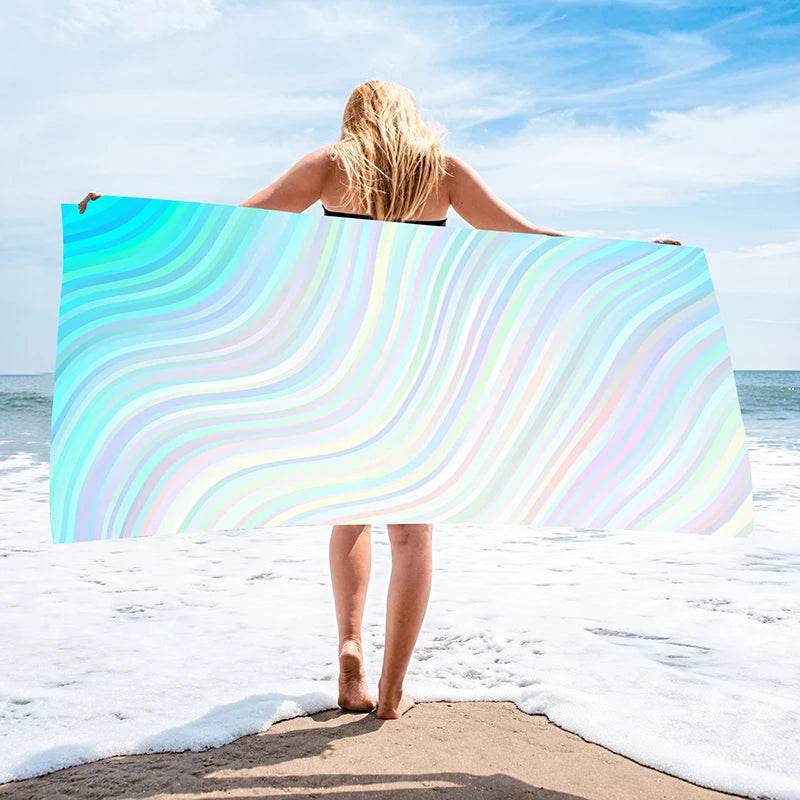 1 large-sized ocean element with increased water absorption and comfortable beach towel - P12 Hub Europe