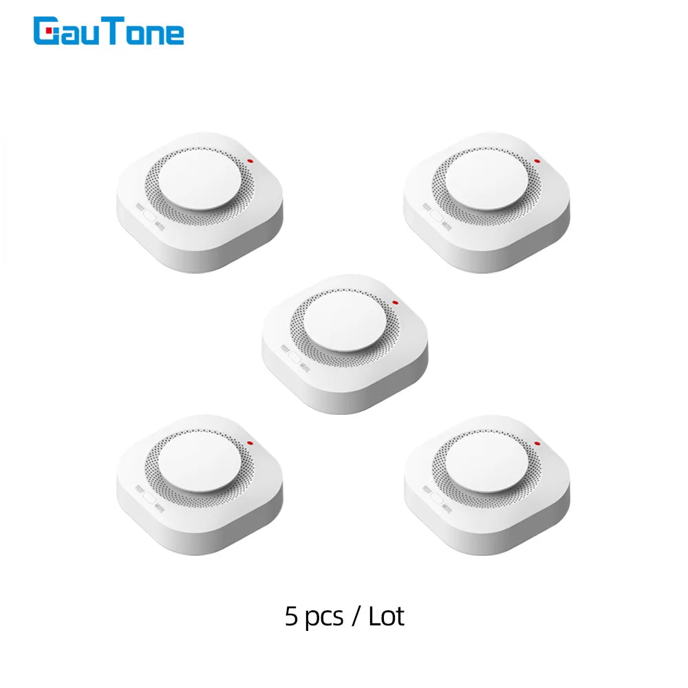 GauTone PA-441 Smoke Alarm 433MHz Fire Protection Smokehouse Combination Alarm Home Security System Smoke Detector