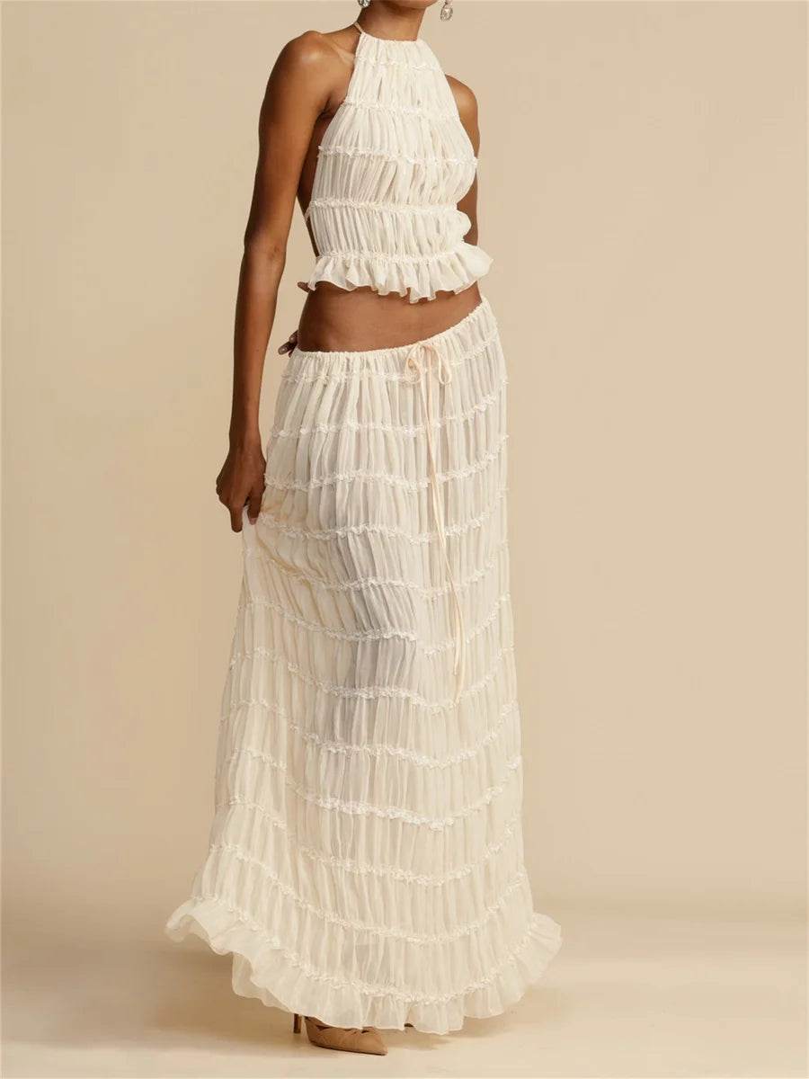 Elegant Backless Maxi Set - P12 Hub Europe