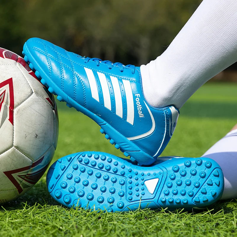 Original Brand Men Kids Turf Soccer Shoes Cleats Professional Men's Society Football Boots Luxury Football Futsal Shoes Sneakers