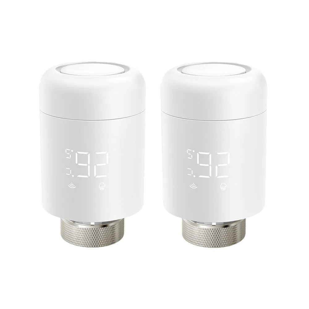 AVATTO Tuya 1-6PCS Wifi TRV Radiator Actuator Valve Thermostatic Radiator Valve Temperature Controller Support Alexa Google Home