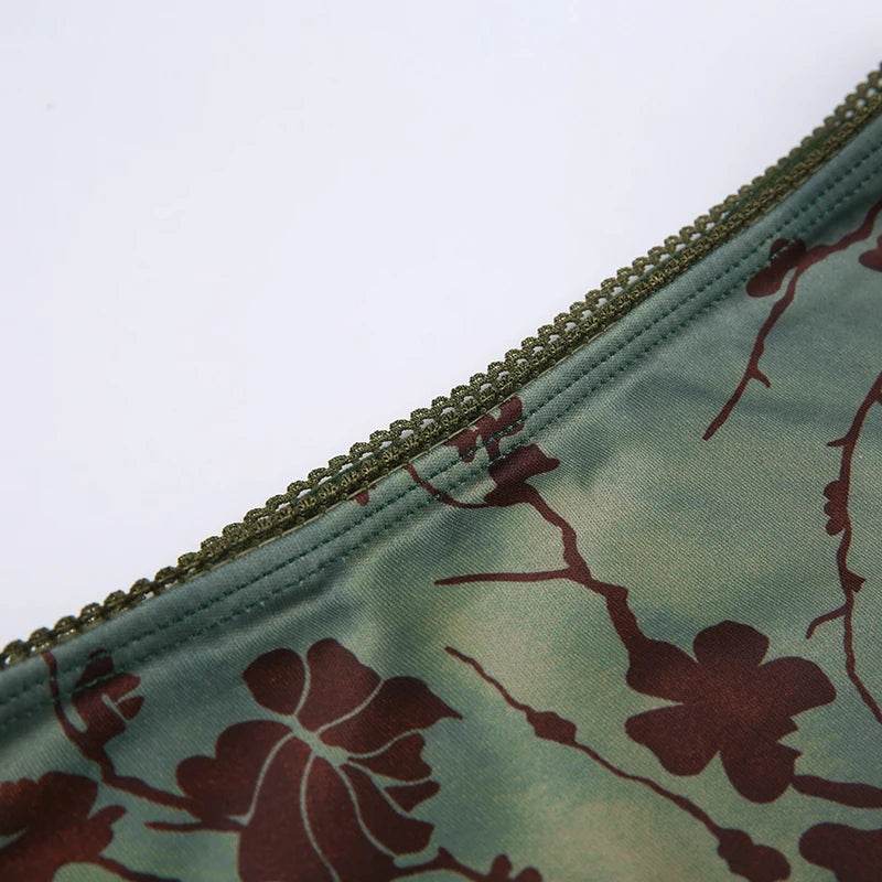 Floral Print Low Rise Skirt - P12 Hub Europe