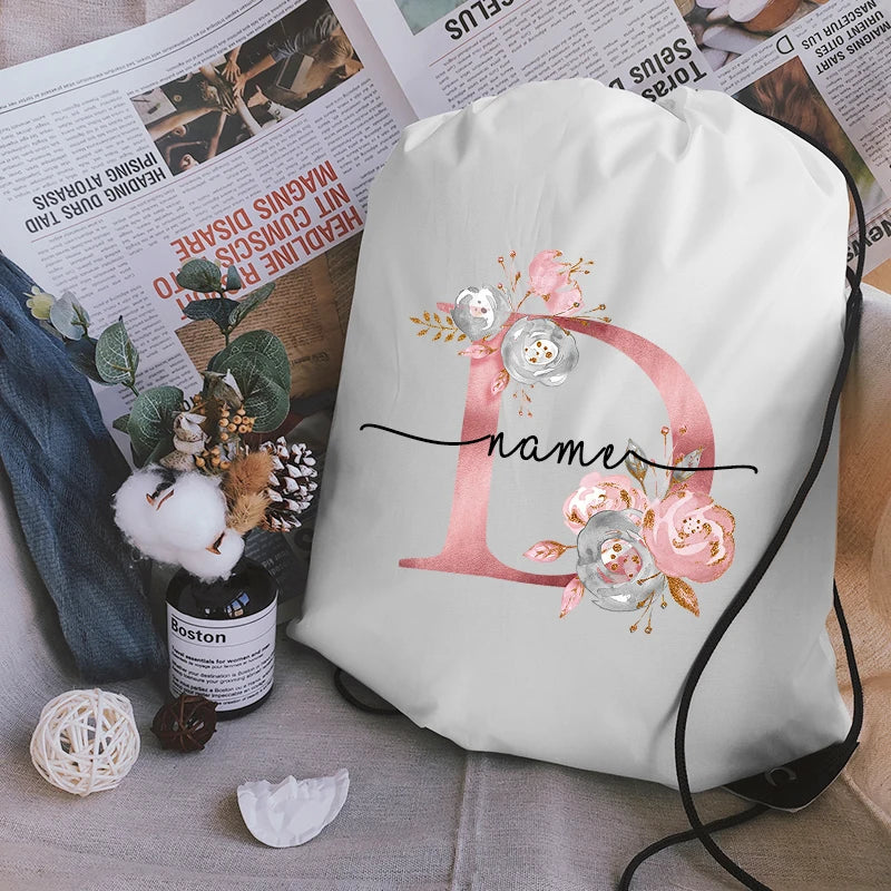 Custom Name Drawstring Backpack Large Capacity Sports Backpack Wear-resistant Gym Bag Lightweight Basketball Backpack Sport Bag
