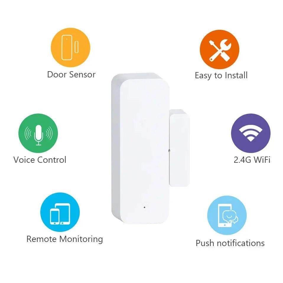 Sensor Door Tuya WiFi Contact Smart - P12 Hub Europe