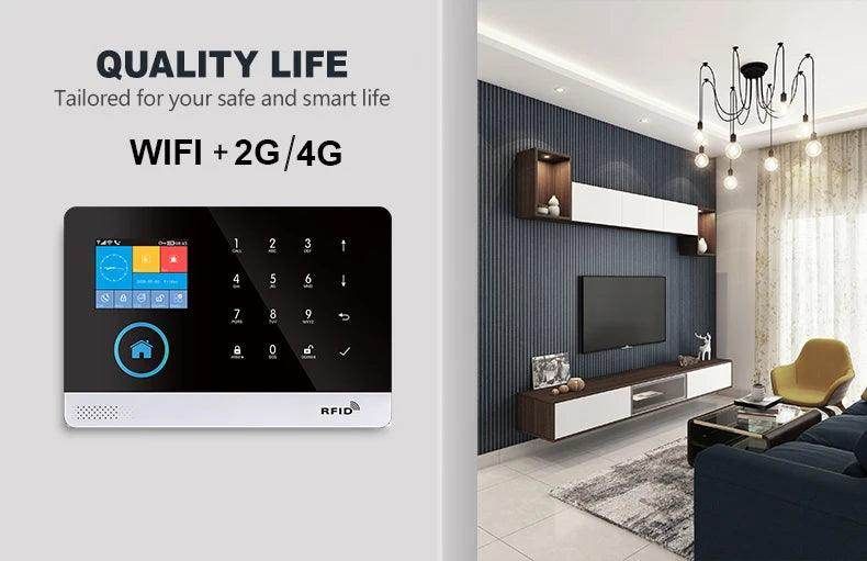 Alarm Smart Tuya WiFi 4G Home - P12 Hub Europe