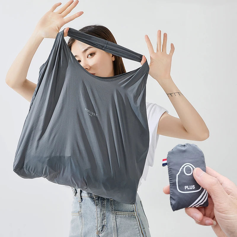 Polybye Super Light Reusable Totebag Eco-friendly Nylon Foldable Shopping Bag Handbag Grocery Bag Lunch Bag Recycle Bag