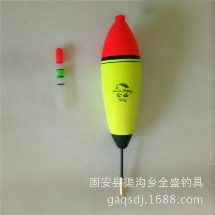 2PCS EVA Luminous Fishing Float Bobber Long Vertical Night Lighting Fishing Floats Boya 5g 8g 10g 15g 20g 30g 40g