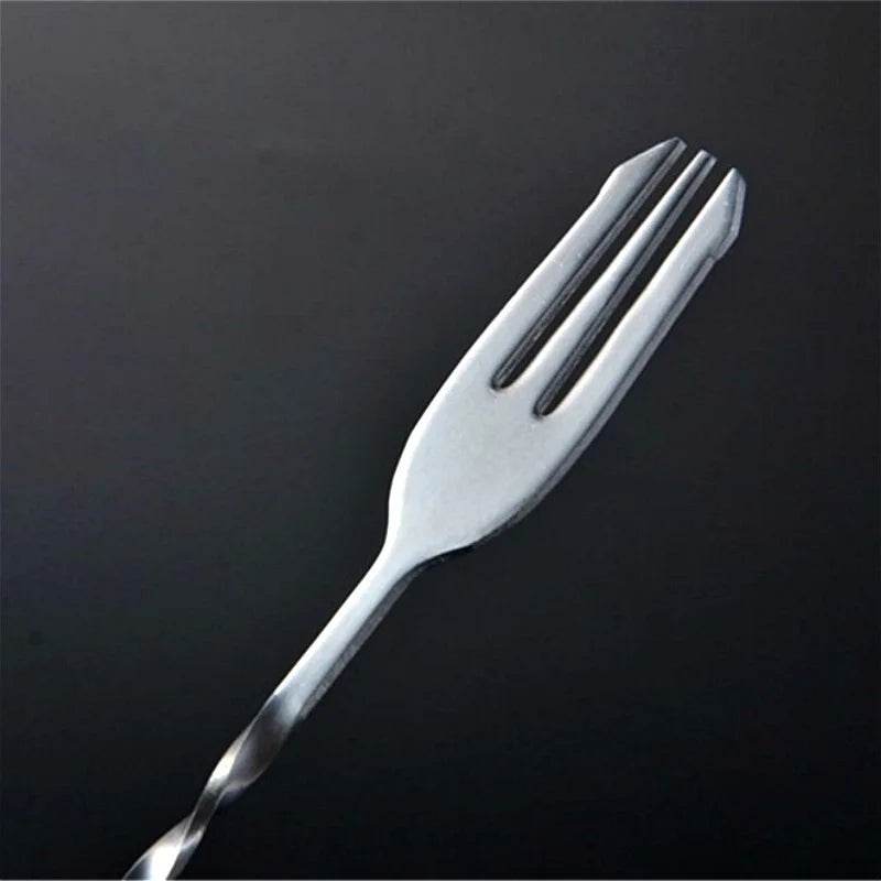 HOT Sale Stainless Steel Threaded Bar Spoon Swizzle Stick Coffee Cocktail Mojito Wine Spoons Barware Bartender Tools Accessories - P12 Hub Europe