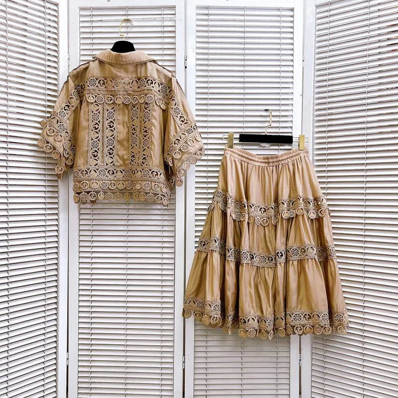 Hollow Out Skirt Set - P12 Hub Europe