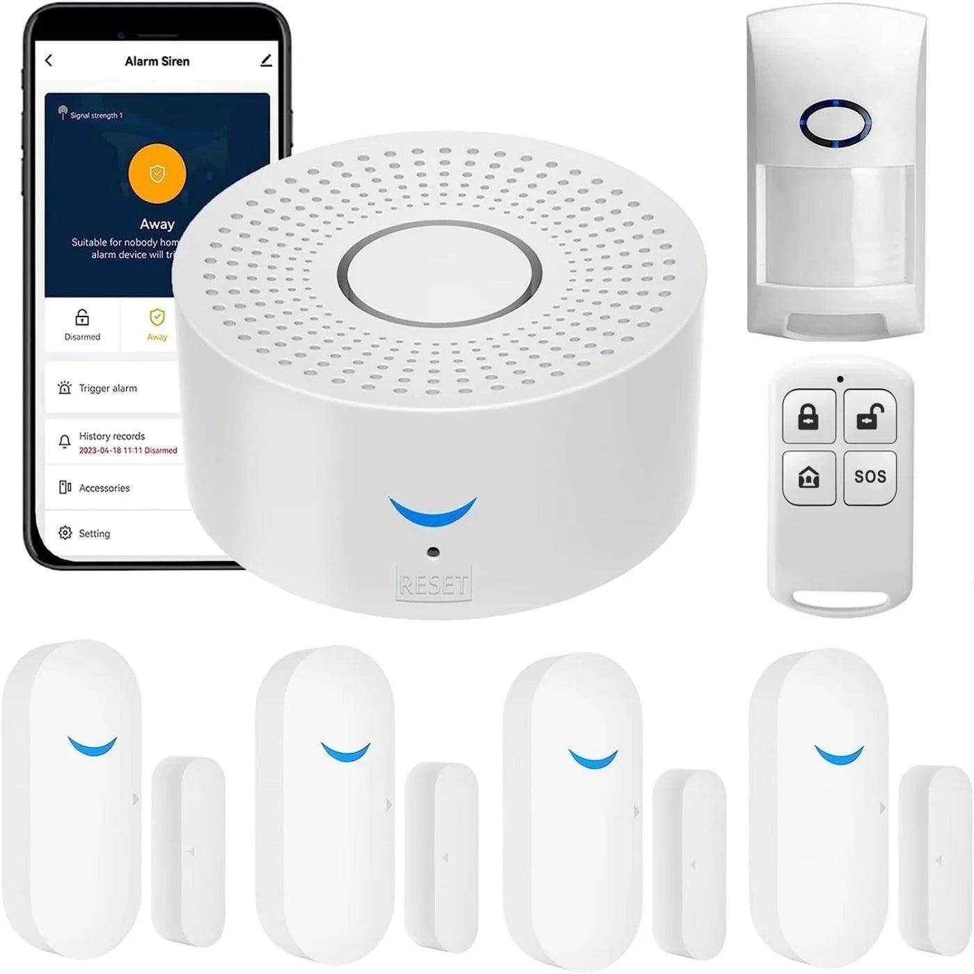 Alarm Smart Home WiFi App Controlled - P12 Hub Europe