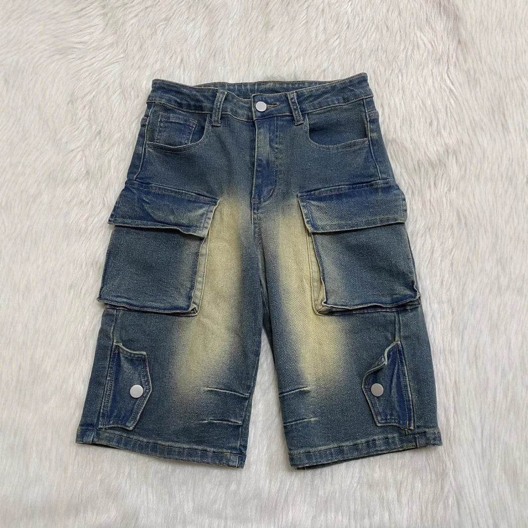 Retro Washed Women's Denim Shorts - P12 Hub Europe