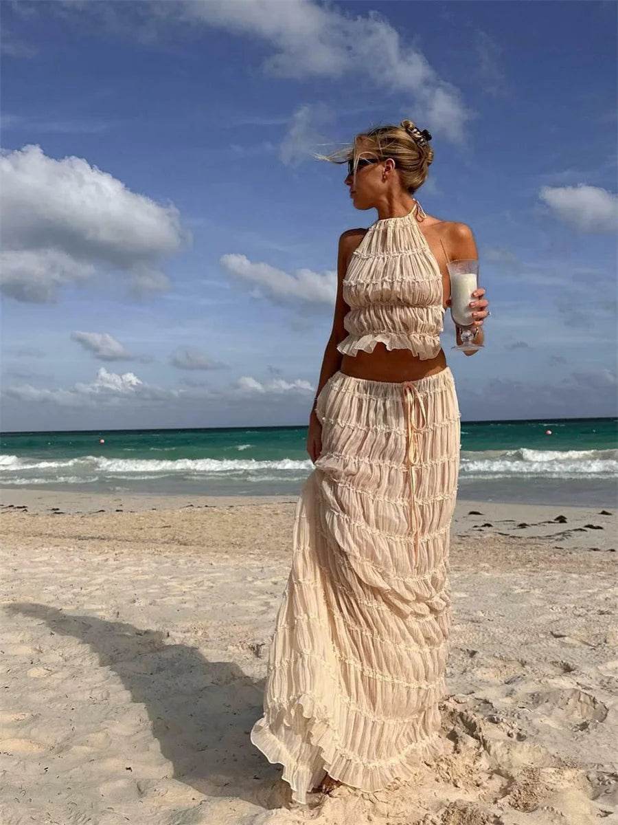 Elegant Backless Maxi Set - P12 Hub Europe