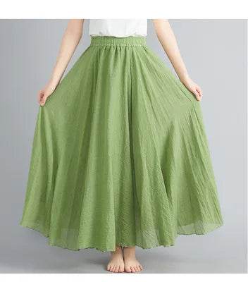 Mori Girl Cotton Linen Skirt - P12 Hub Europe