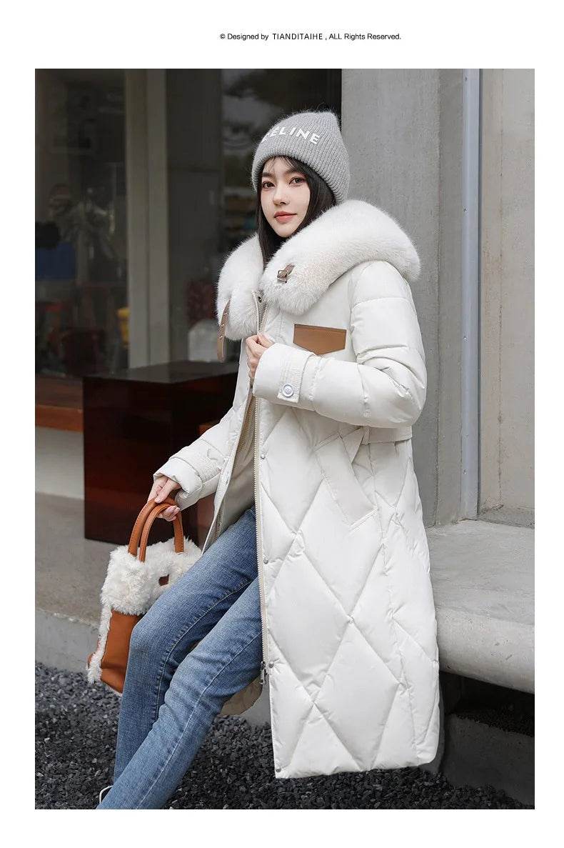 Long Slim Warm Winter Parka - P12 Hub Europe