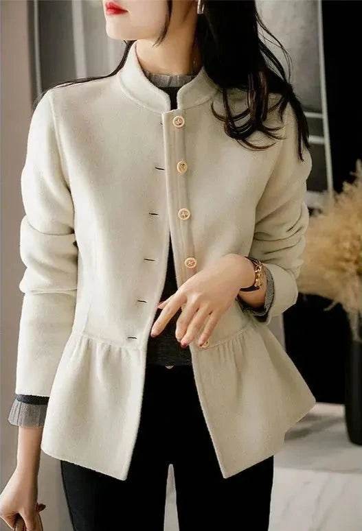 Slim Elegant Wool Coat - P12 Hub Europe