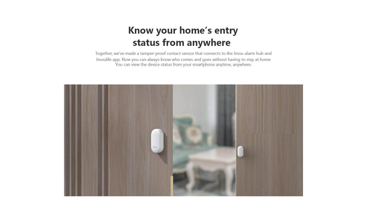 Sensor Door IMOU WiFi Zigbee 3.0 - P12 Hub Europe