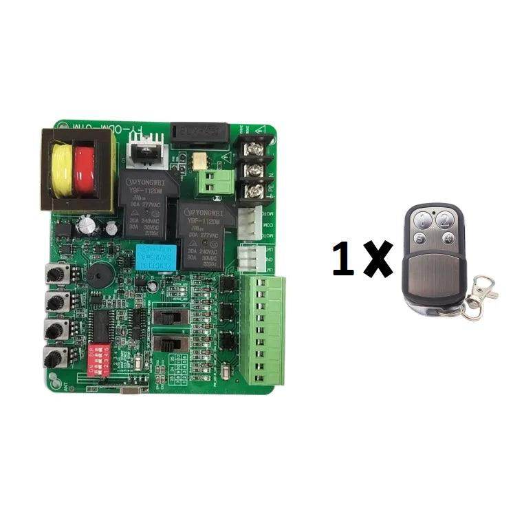 Control Board Sliding Gate 220V/110V Bluetooth, 433MHz Remote, Slow Stop - P12 Hub Europe