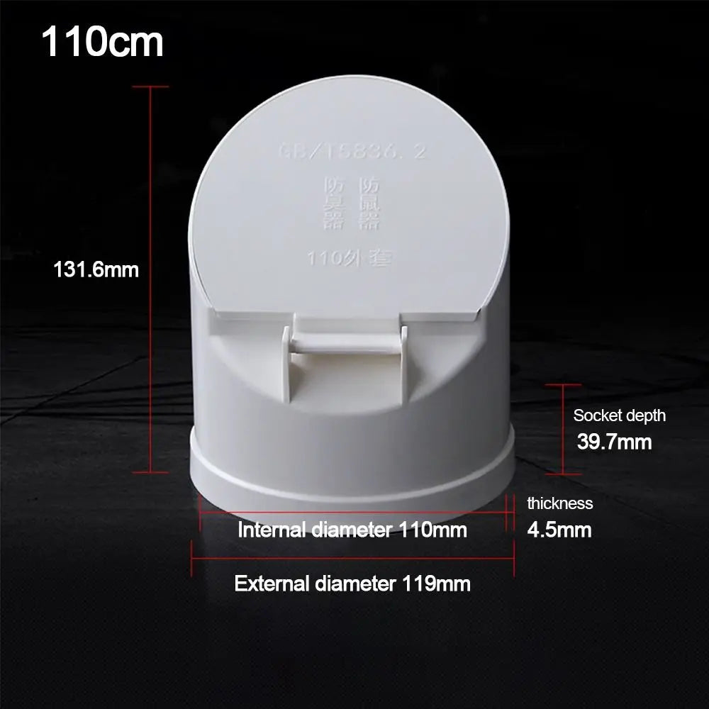 50/75/110/160mm Drain Pipe Floor Drains Sewage Pipe Large Displacement Anti odor anti-rat Cover Septic Tank Outdoor Pipe Valve