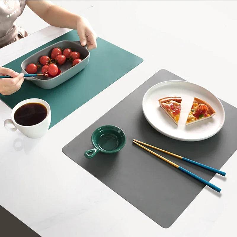 NEW Silicone Waterproof Placemat Table Mat Heat Insulation Anti-skidding Washable Durable For Kitchen Dining - P12 Hub Europe