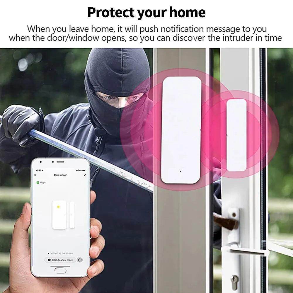 Sensor Door Tuya WiFi Contact Smart - P12 Hub Europe