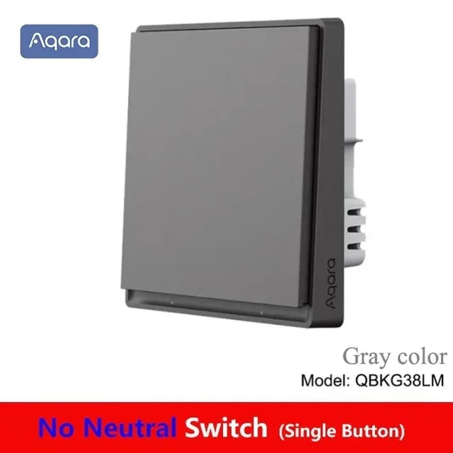 Aqara E1 Smart Wall Switch Wireless Switch Zigbee 3.0 With/No Neutral One Key Remote Control For Xiaomi Mi Home Homek APP