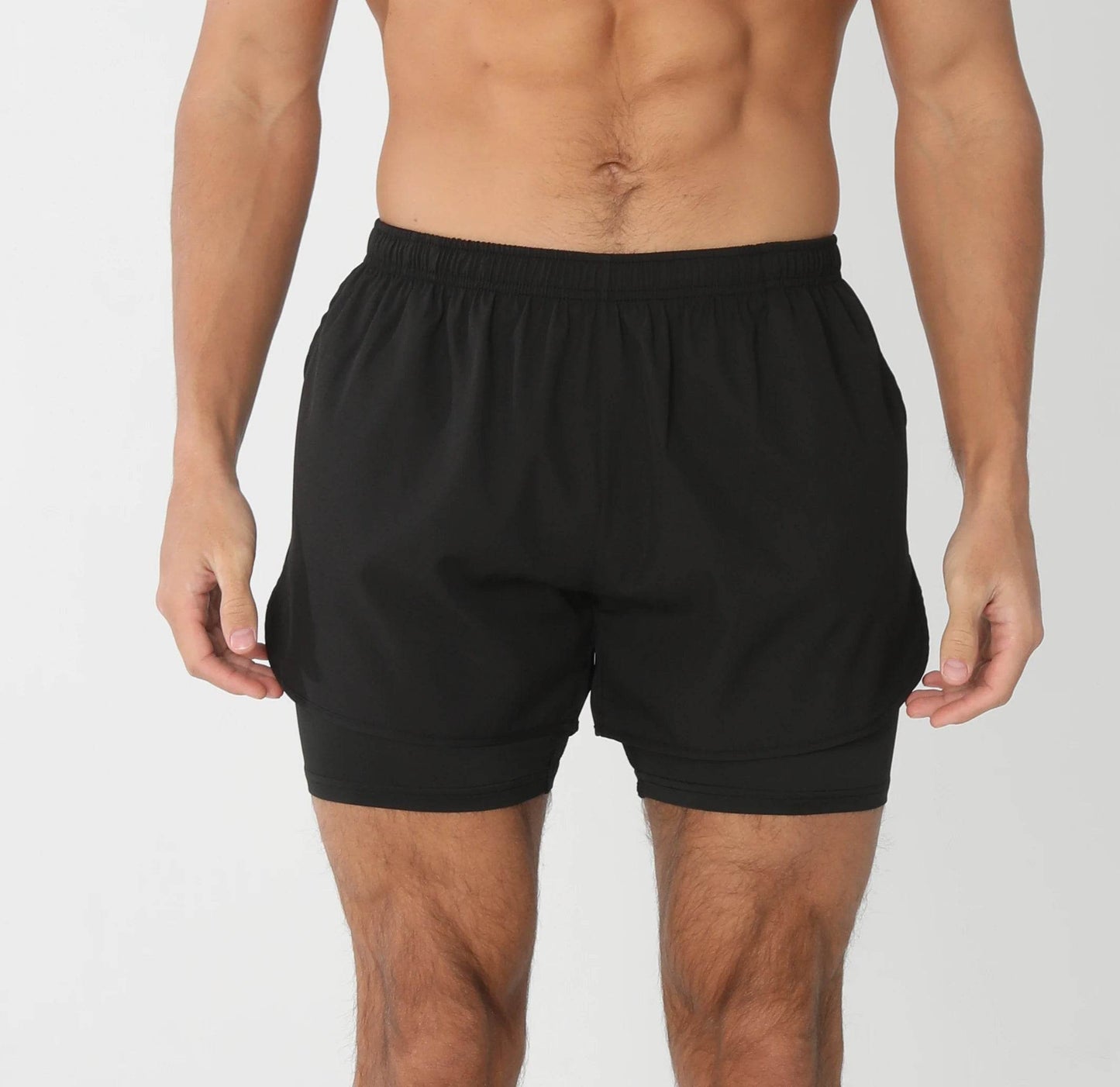 Men's Gym Liner Running Shorts - P12 Hub Europe