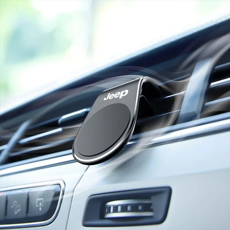Magnetic Car Phone Holder Air Vent Phone Mount GPS Bracket For Jeep Renegade Compass Grand Cherokee Wrangler Patriot Accessories