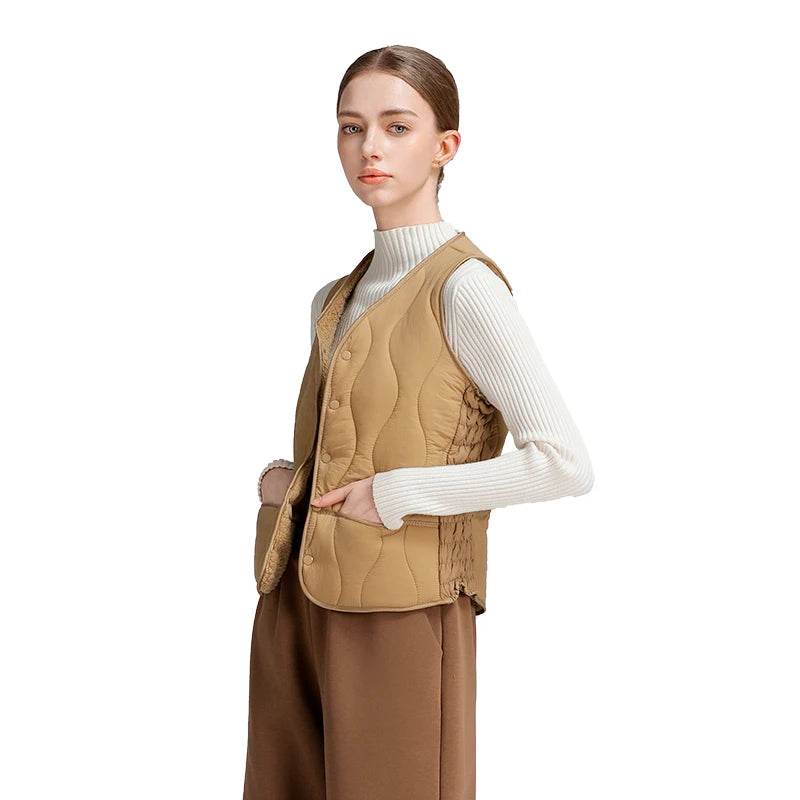 Women's Lightweight Down Vest - P12 Hub Europe